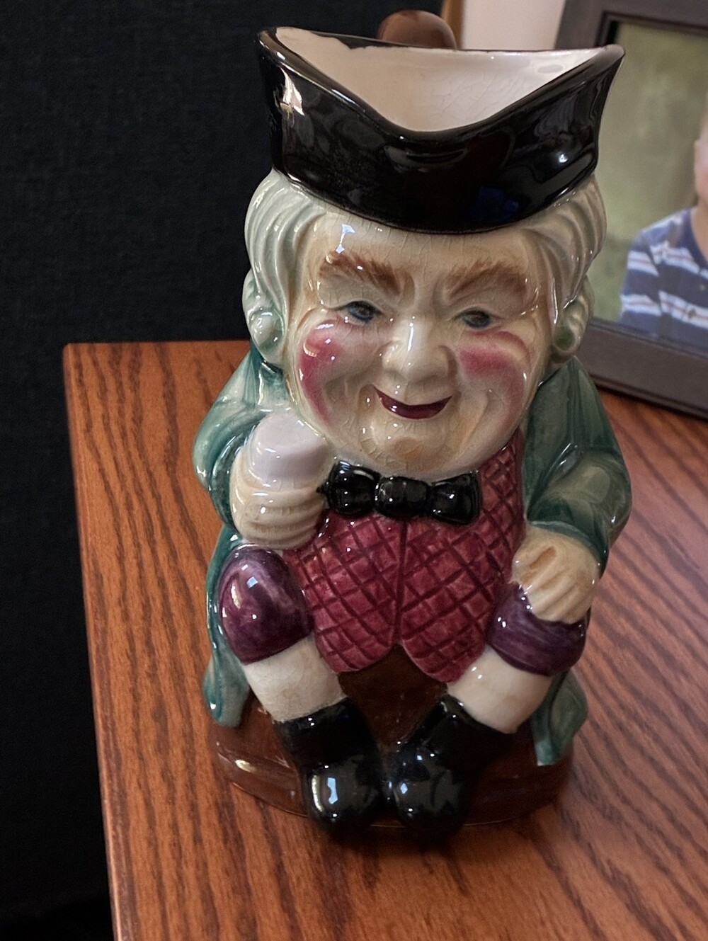 Vintage PY Made in Japan Toby Jug Character Pitcher – Jolly Man with Tricorn Hat